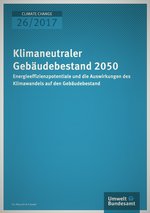 Cover einer Studie des Umweltbundesamtes zum klimaneutralen Gebäudebestand 2050. 