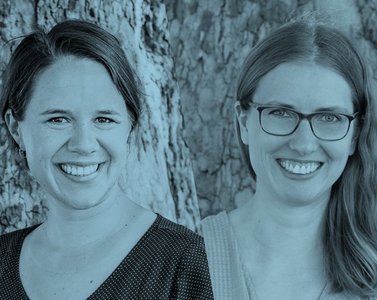 Esther Fischer und Kristine Rinderle, Geschäftsführung der Energieagentur Kreis Ludwigsburg LEA e.V.