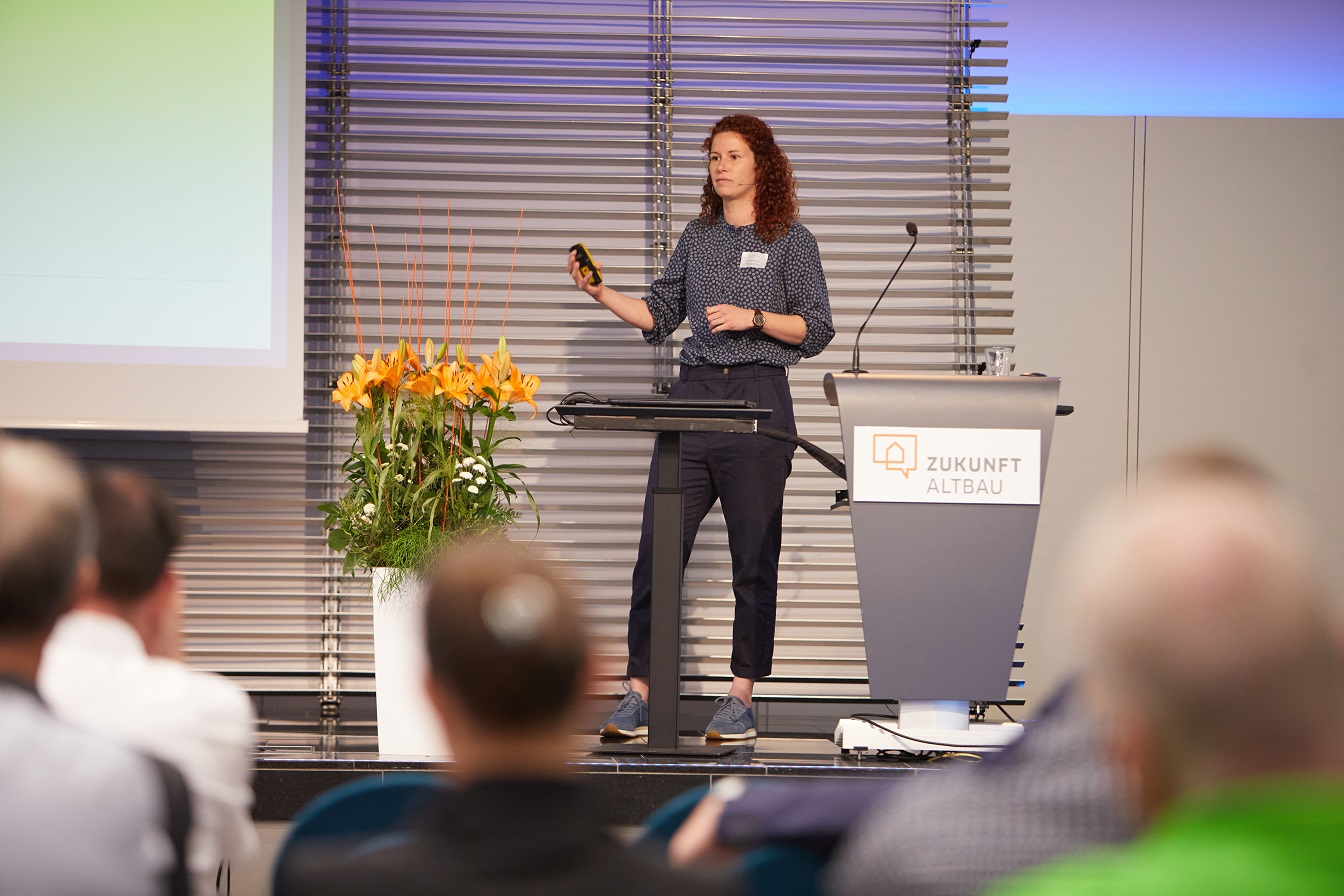 Franziska Lamprecht (BWHT) bei Ihrem Vortrag.